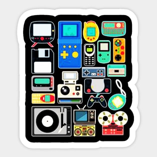 80s 90s Video Game Retro Classic Arcade Sticker